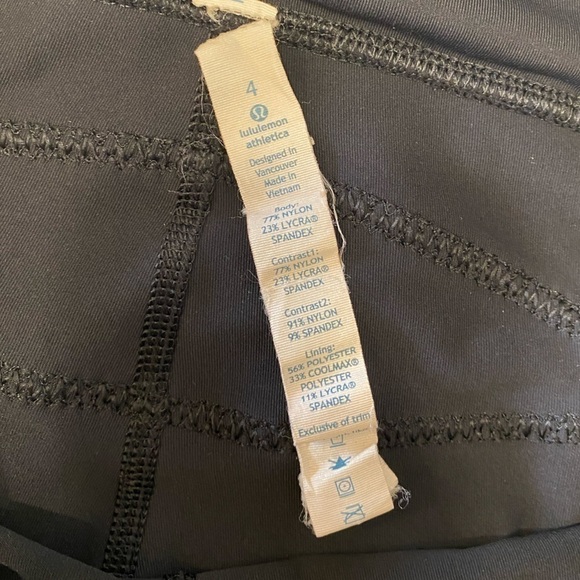LULULEMON Run For Your Life Crop Black Leggings - Picture 6 of 13